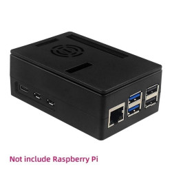ABS Case with Active Cooler Heatsink Fan for Raspberry Pi 5